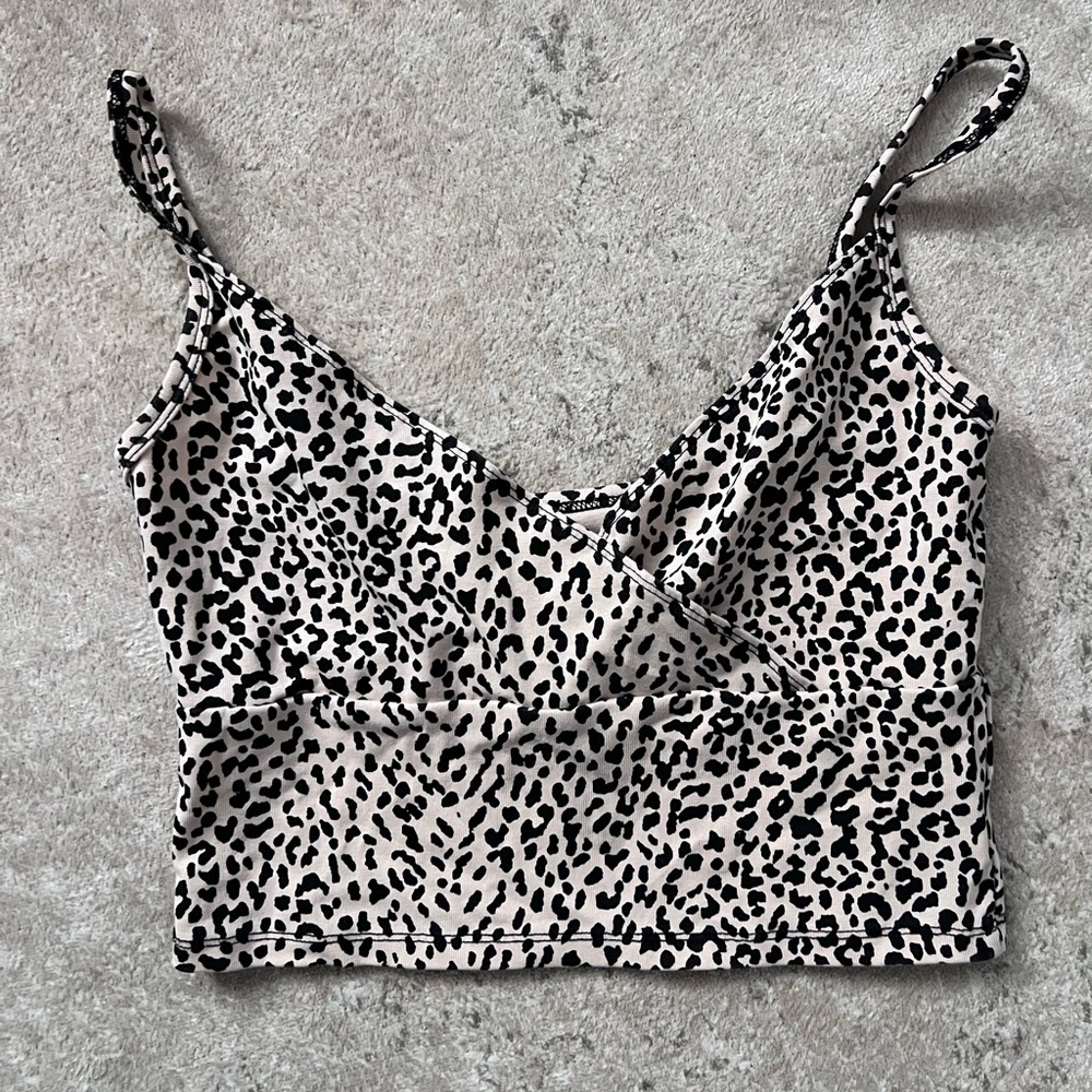 Leopard Print Crop Top